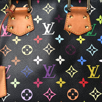 Louis Vuitton Monogram Multicolor Alma PM Black 7 of 12