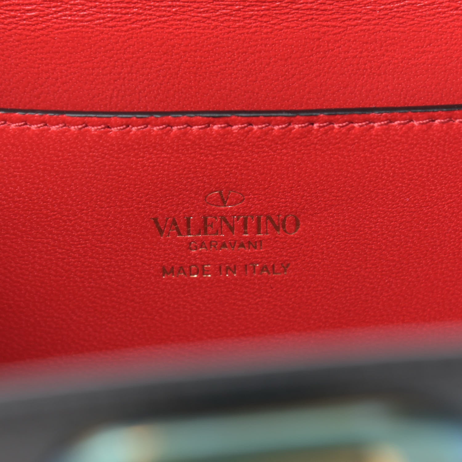 Valentino Garavani Grainy Calfskin Rockstud Alcove Box Top-Handle Bag Black 6 of 8