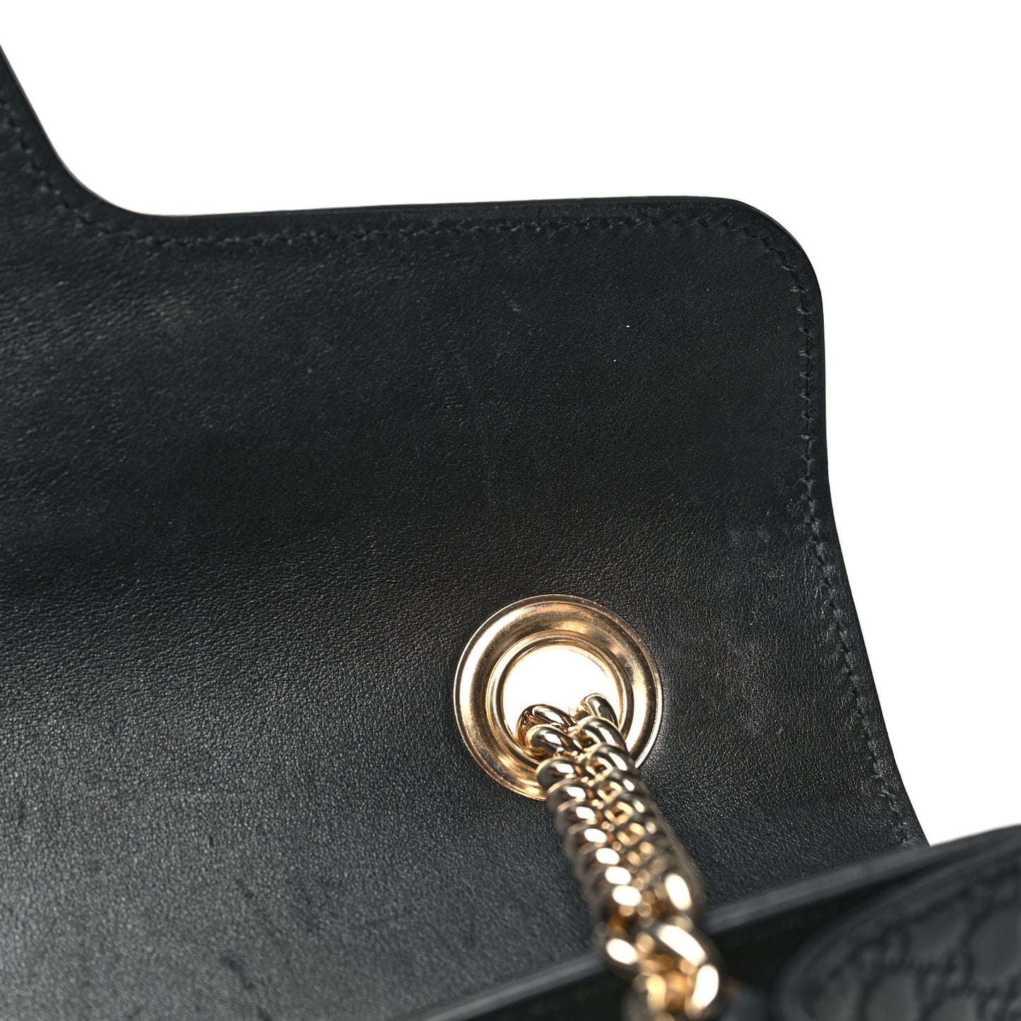 Microguccissima Medium Emily Chain Shoulder Bag Black