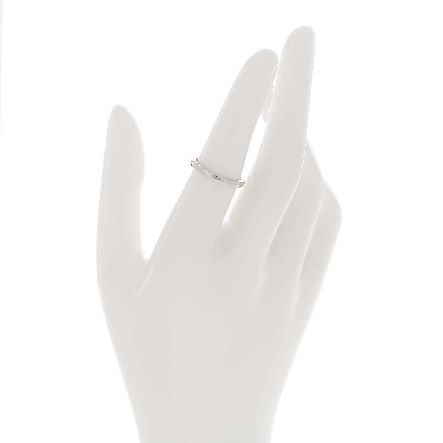 Cartier Platinum 2mm Ballerine Wedding Band Ring 52 6 2 of 4