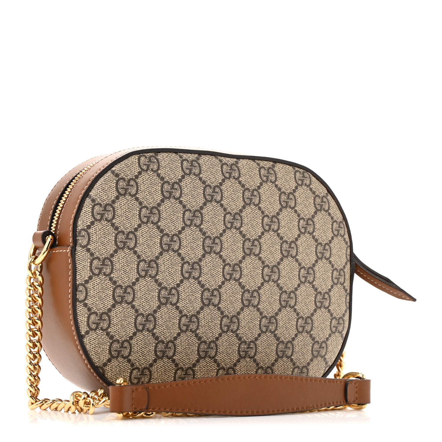 Gucci GG Supreme Monogram Butterfly Embroidered Mini Chain Shoulder Bag Beige Tuscany 3 of 14
