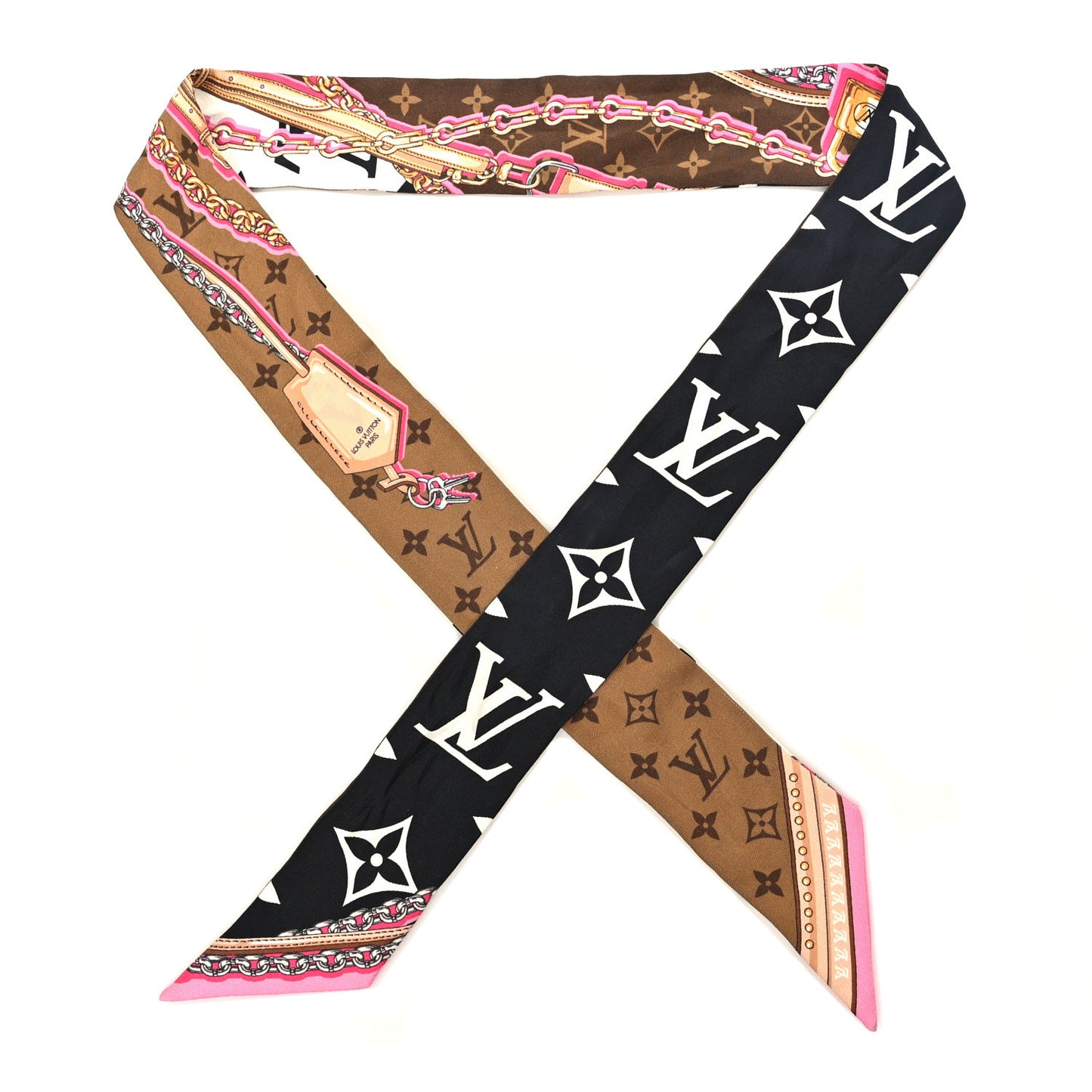 Silk Ultimate Monogram BB Bandeau Black