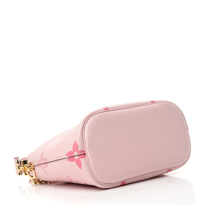 Louis Vuitton Empreinte Monogram Giant By The Pool Marshmallow Hobo PM Bouton De Rose 4 of 10
