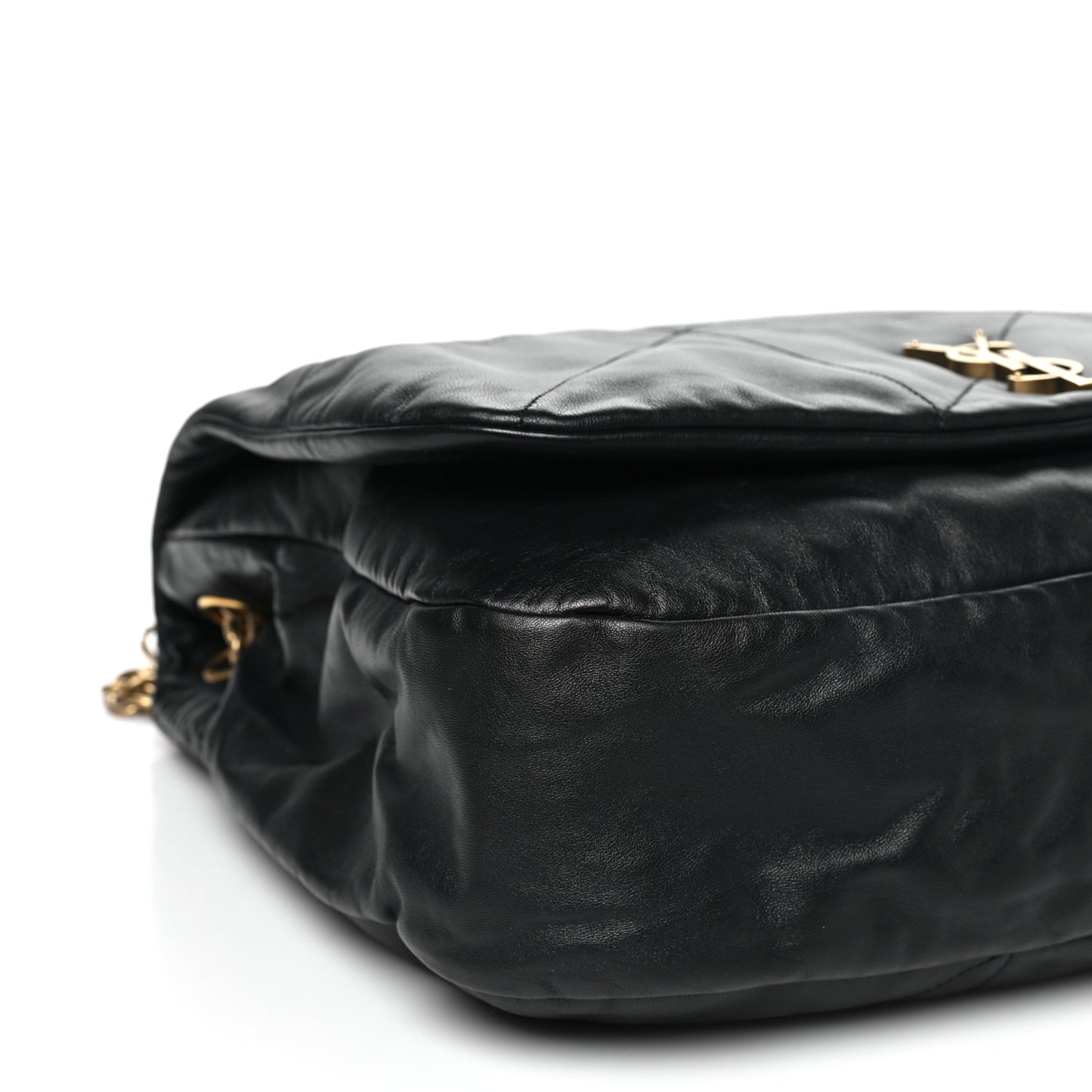 Lambskin Matelasse Monogram Large Jamie 4.3 Black