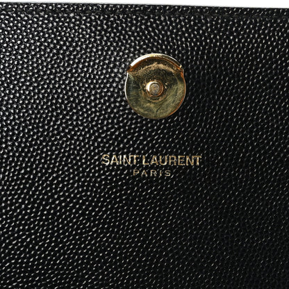 Saint Laurent Grain De Poudre Small Monogram Kate Satchel Black 6 of 8