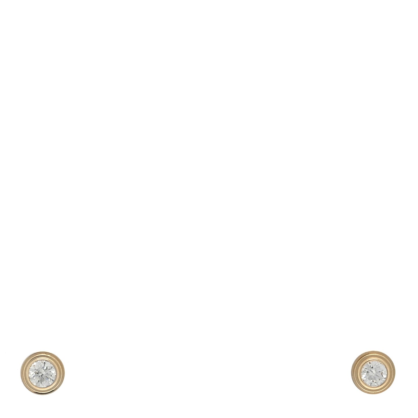 18K Yellow Gold Diamond XS D'Amour Earrings