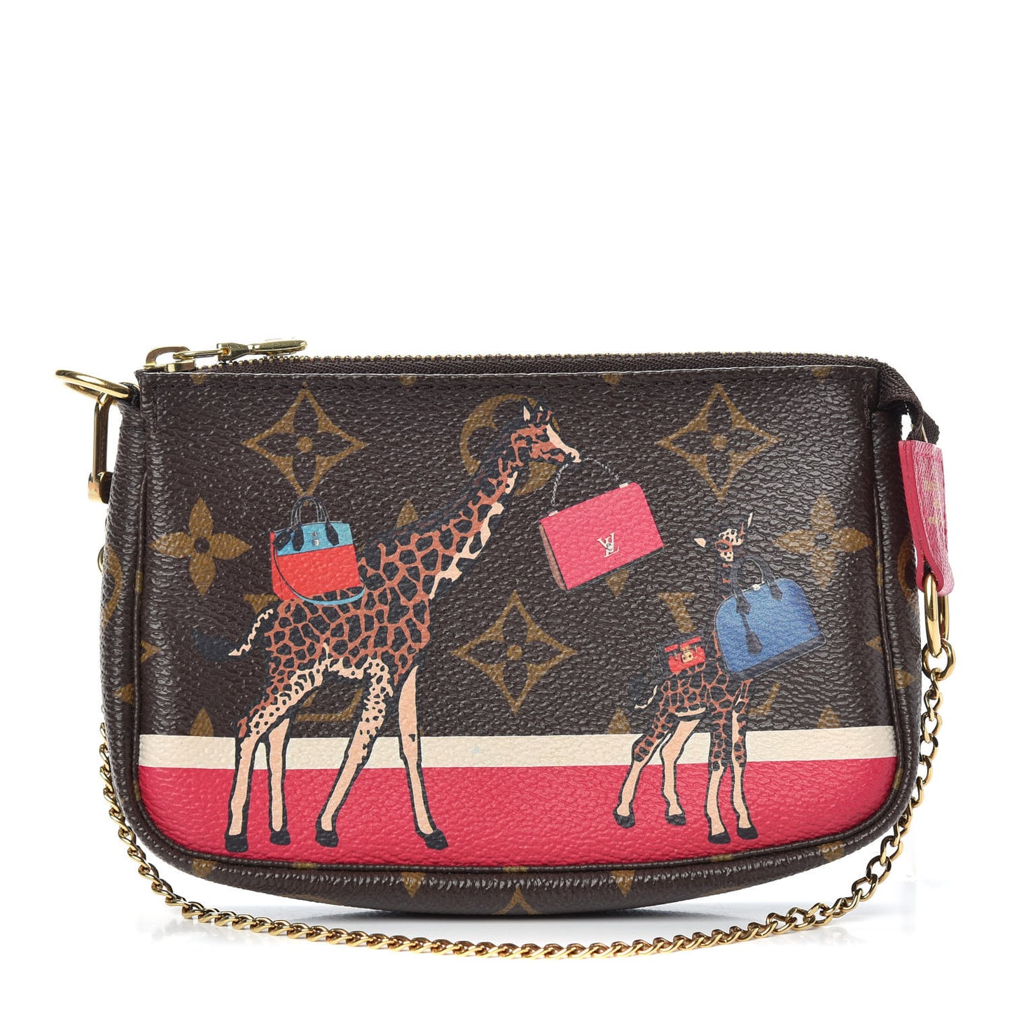 Monogram 2017 Christmas Animation Mini Pochette Accessories