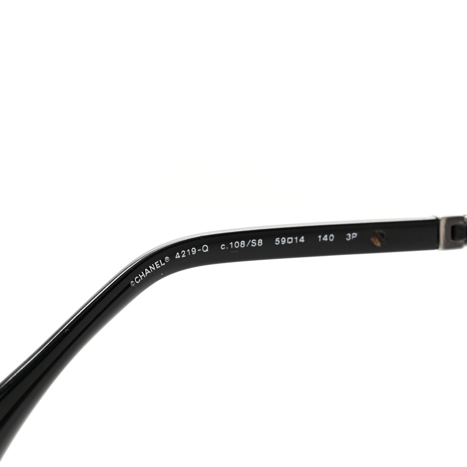 Chanel Metal Polarized Pilot Winter Sunglasses 4219-Q Black 5 of 7