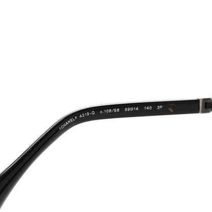 Chanel Metal Polarized Pilot Winter Sunglasses 4219-Q Black 5 of 7