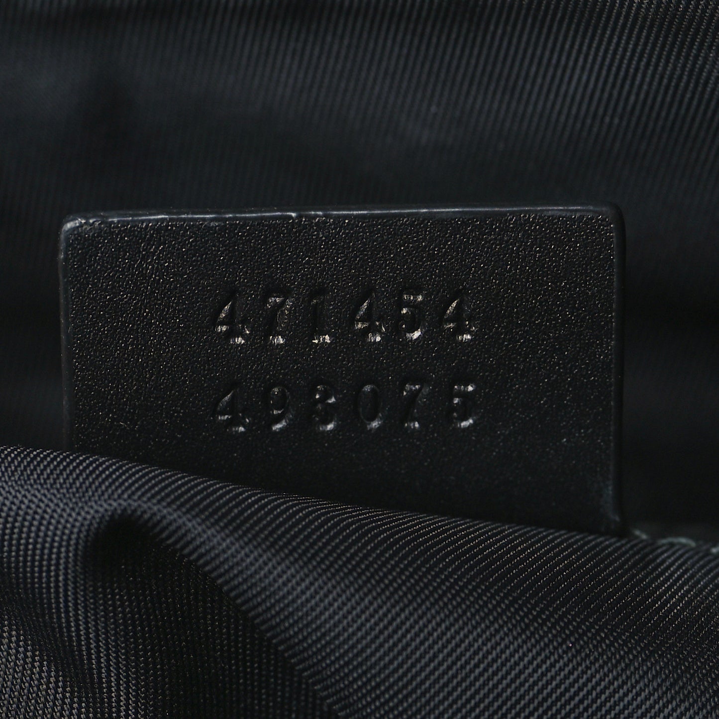 GG Supreme Monogram Web Messenger Bag Black