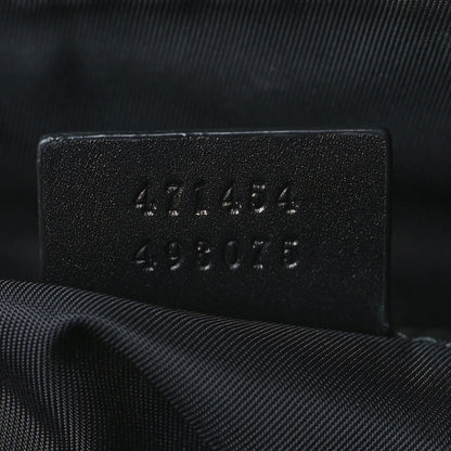 Gucci GG Supreme Monogram Web Messenger Bag Black 6 of 8