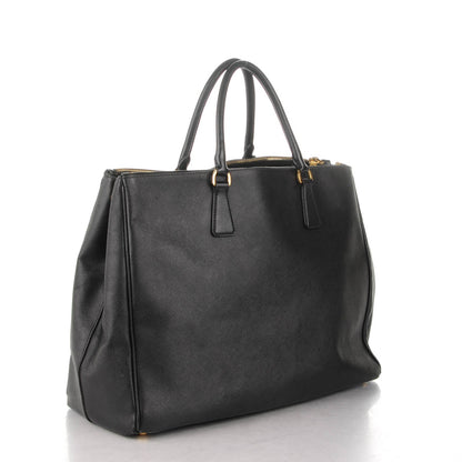 Prada Saffiano Lux Extra Large Galleria Double Zip Tote Black 3 of 10