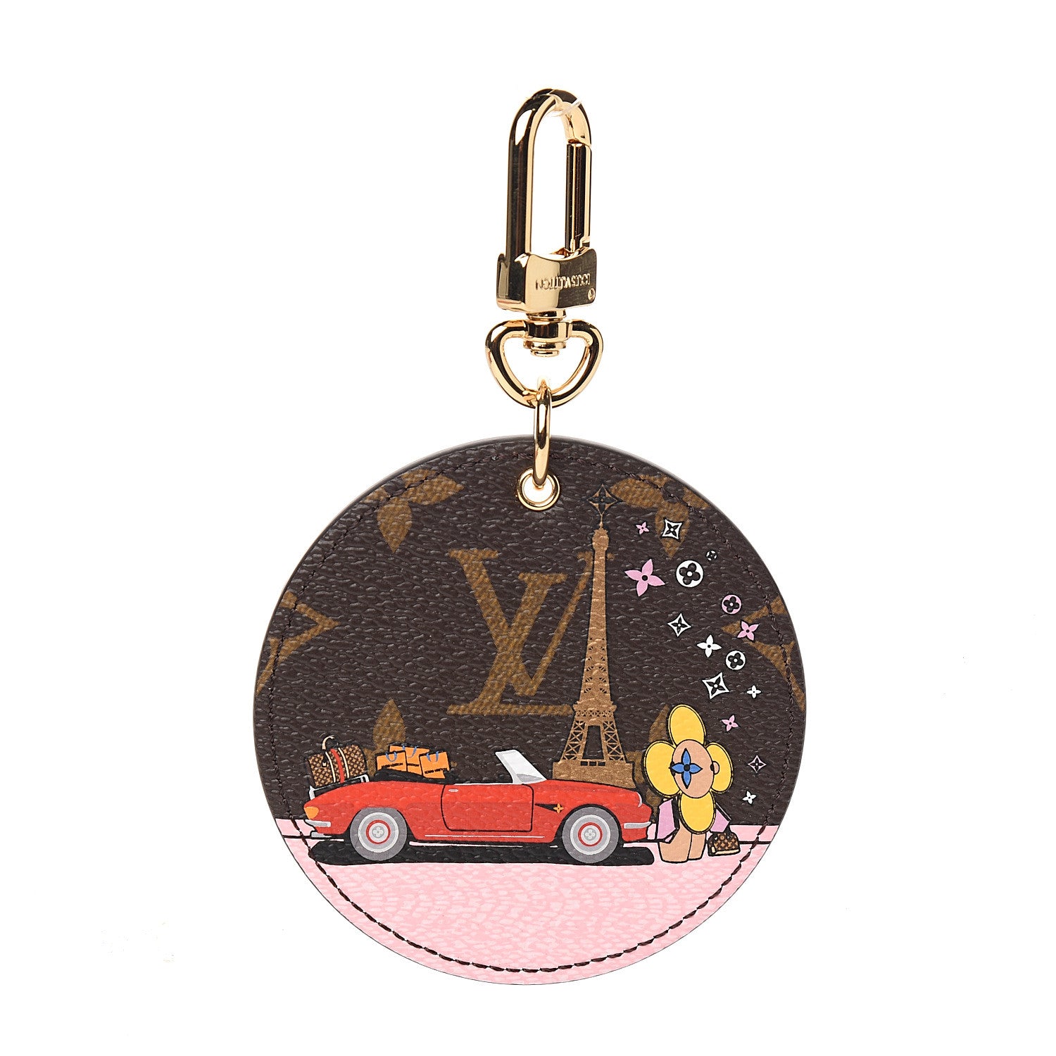 Louis Vuitton Monogram 2019 Christmas Animation Paris Bag Charm Key Ring 1 of 4