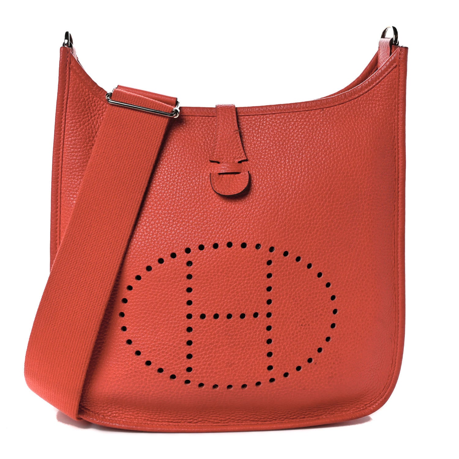 Hermes Taurillon Clemence Evelyne III PM Rouge Pivoine 1 of 13