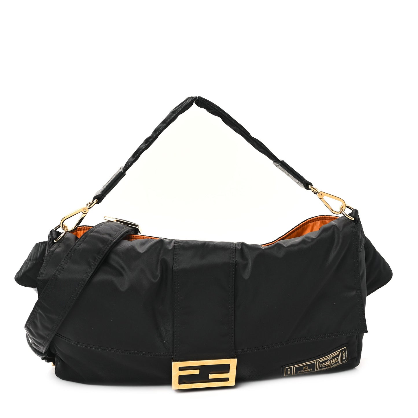 X PORTER Nylon Regular Belt Baguette Black
