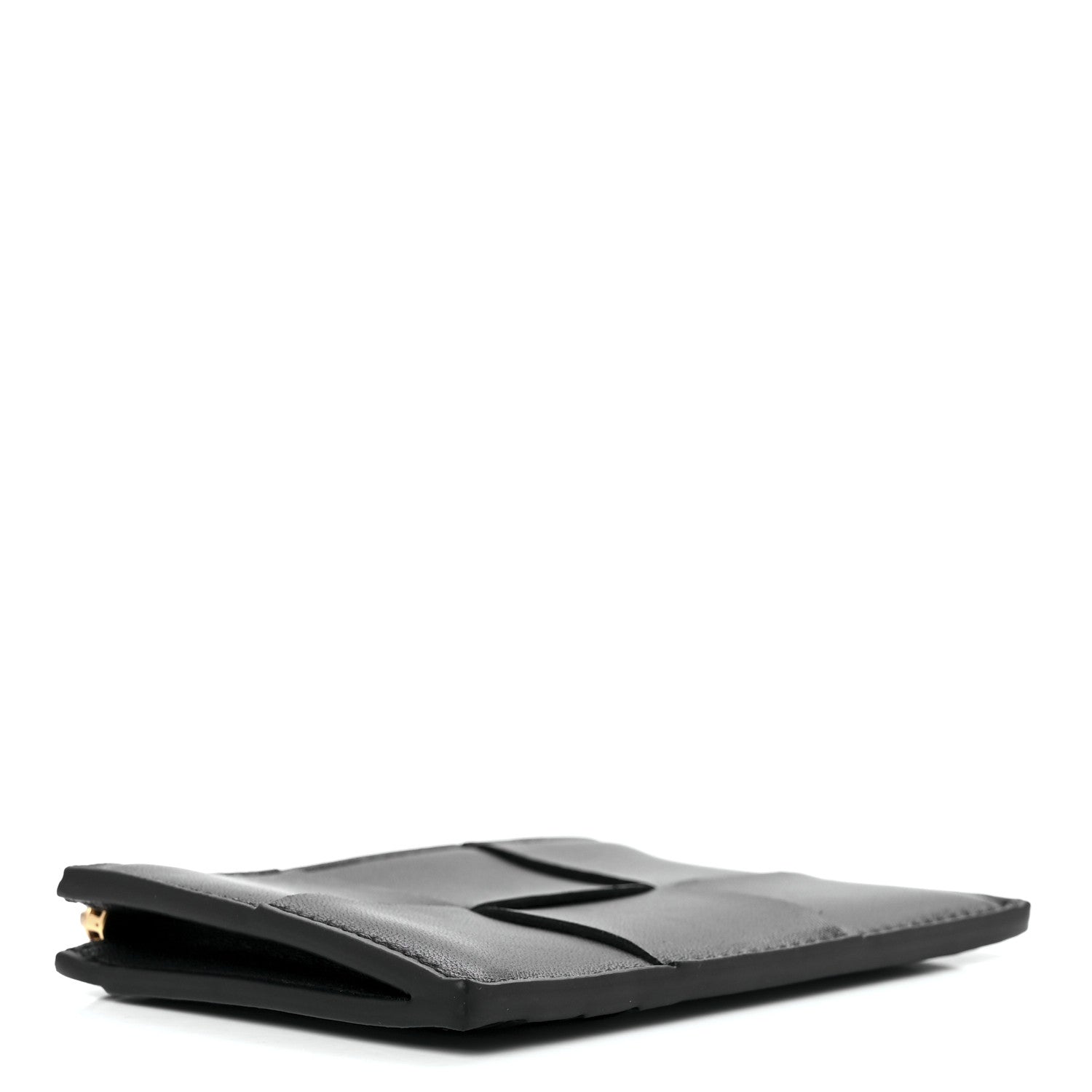 Bottega Veneta Nappa Maxi Intrecciato Zipped Card Case Black 4 of 10