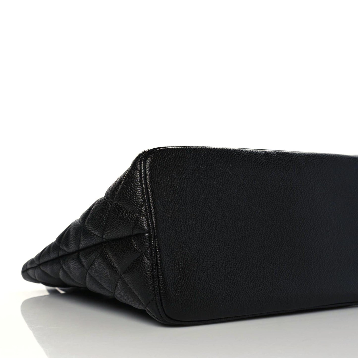 Caviar Quilted Medallion Tote Black