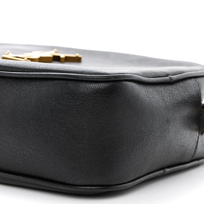 Saint Laurent Lambskin Monogram Small Lou Camera Bag Black 10 of 13