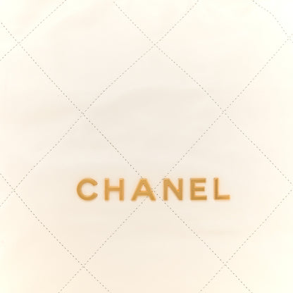 Chanel Shiny Calfskin Quilted Small Chanel 22 White 9 of 12