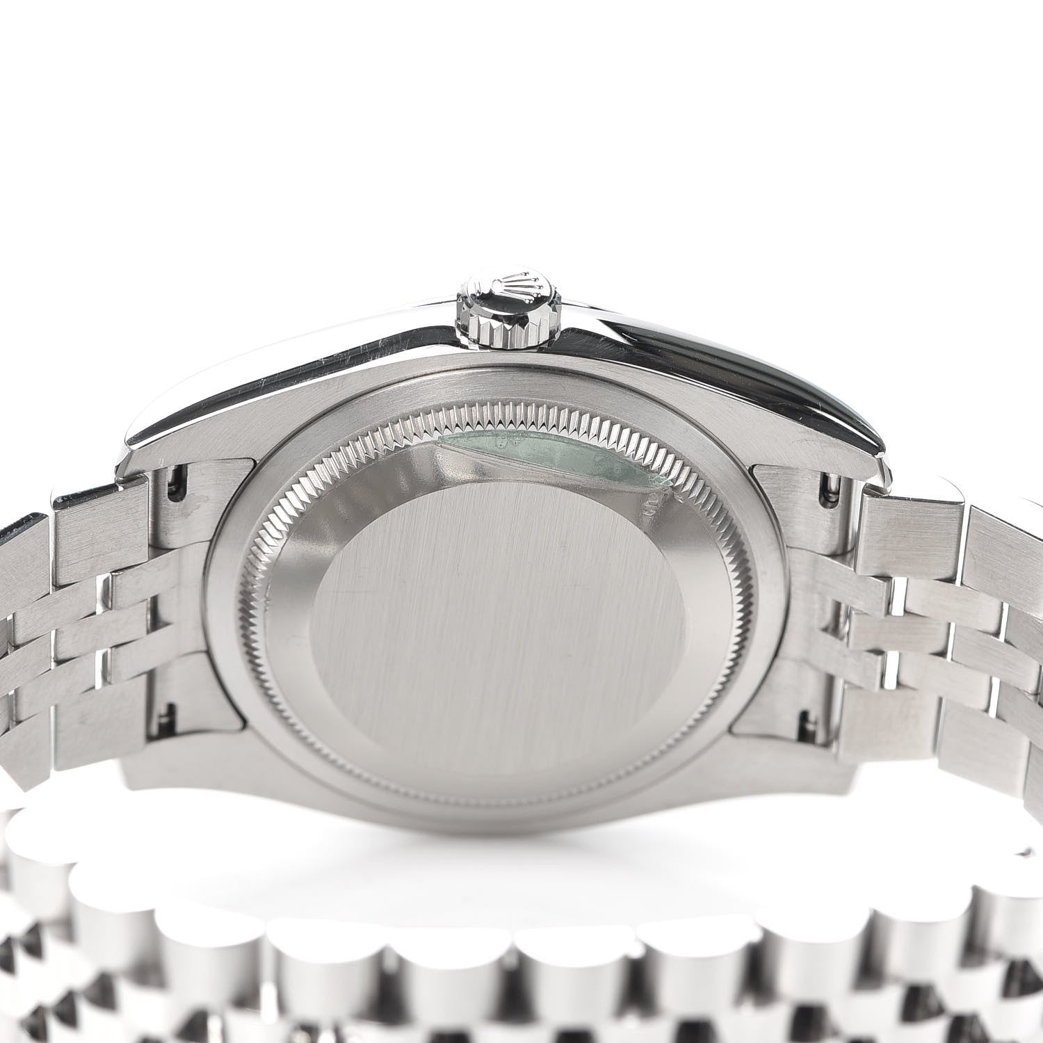 Rolex Stainless Steel 18K White Gold Diamond 36mm Oyster Perpetual Datejust Watch Black 116234 4 of 6
