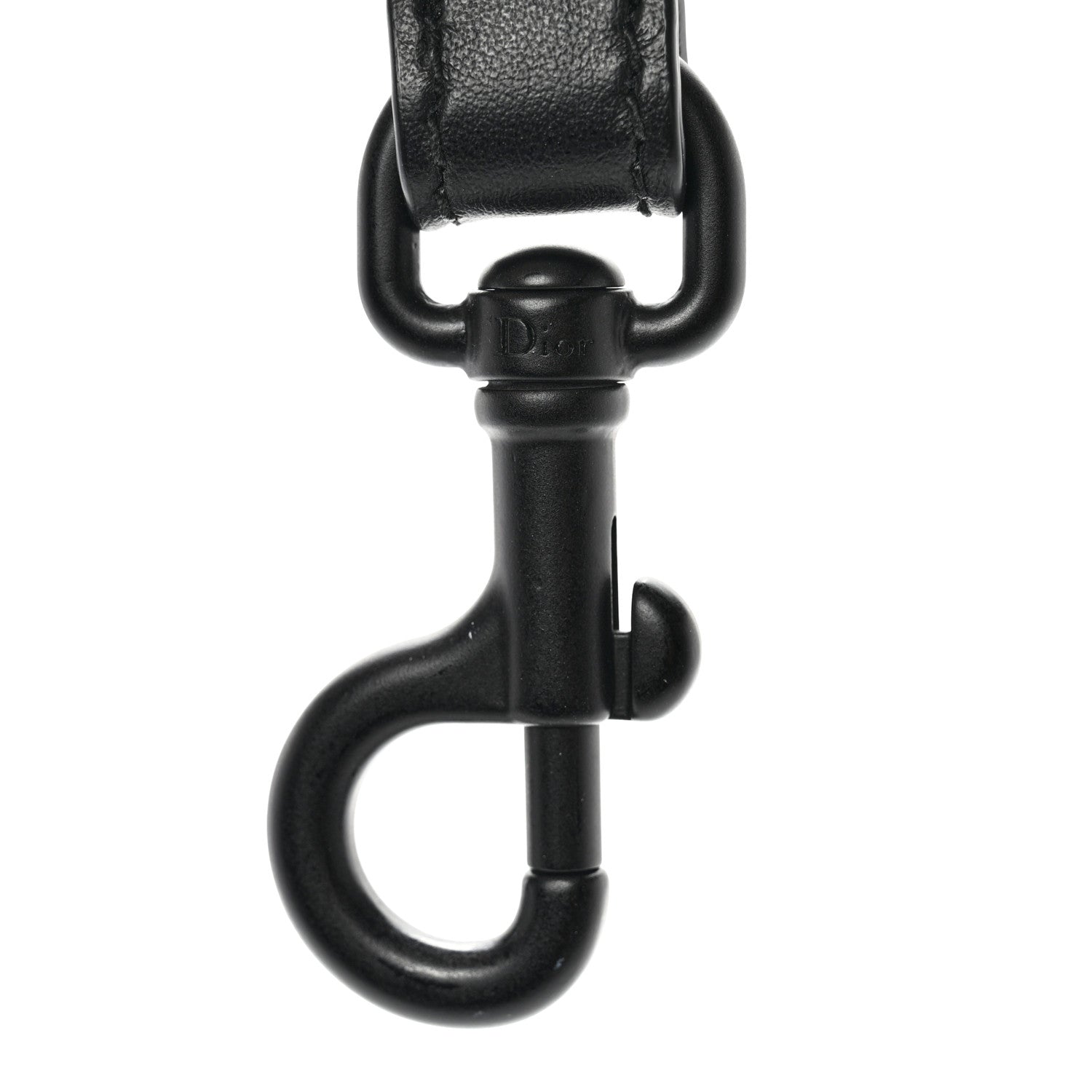 Christian Dior Canvas Embroidered Shoulder Strap Black Ultramatte 4 of 6