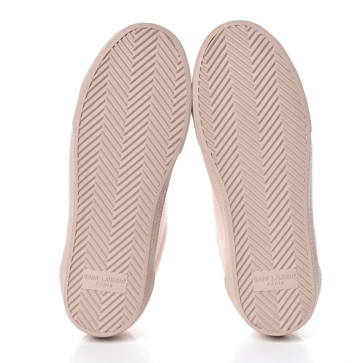 Calfskin Womens Signature Court SL/06 Sneakers 36.5 Light Pink