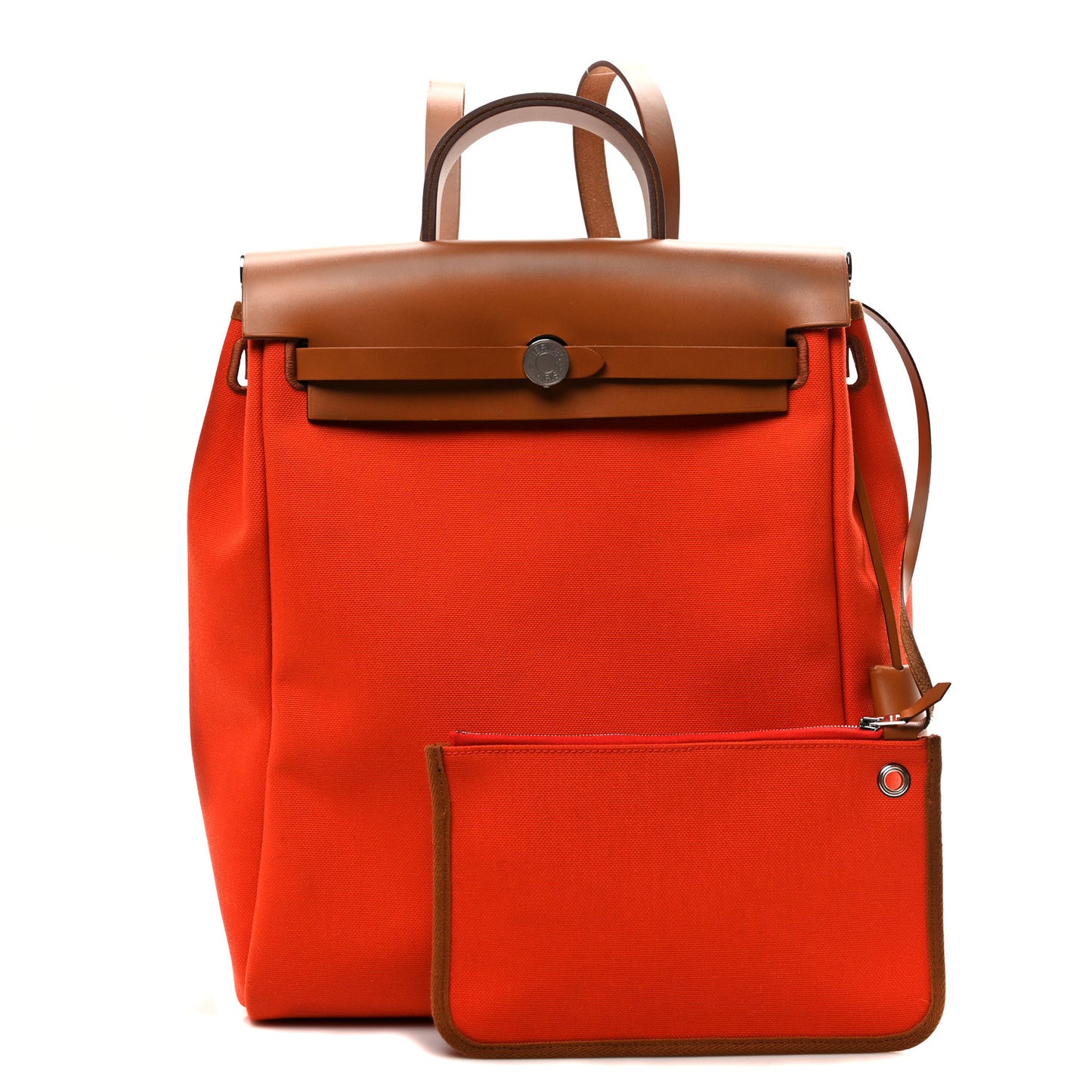 Military Toile Vache Hunter Herbag a Dos Zip Retourne Backpack Orange Mecano Fauve