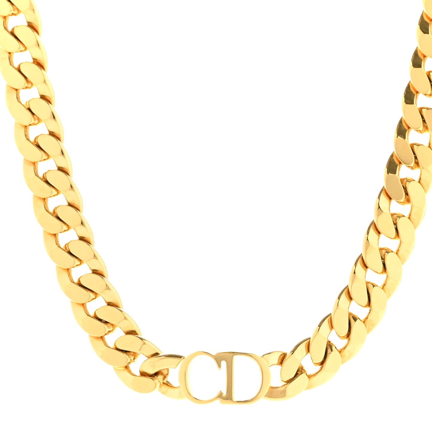 Metal Danseuse Etoile Chain Choker Necklace Gold