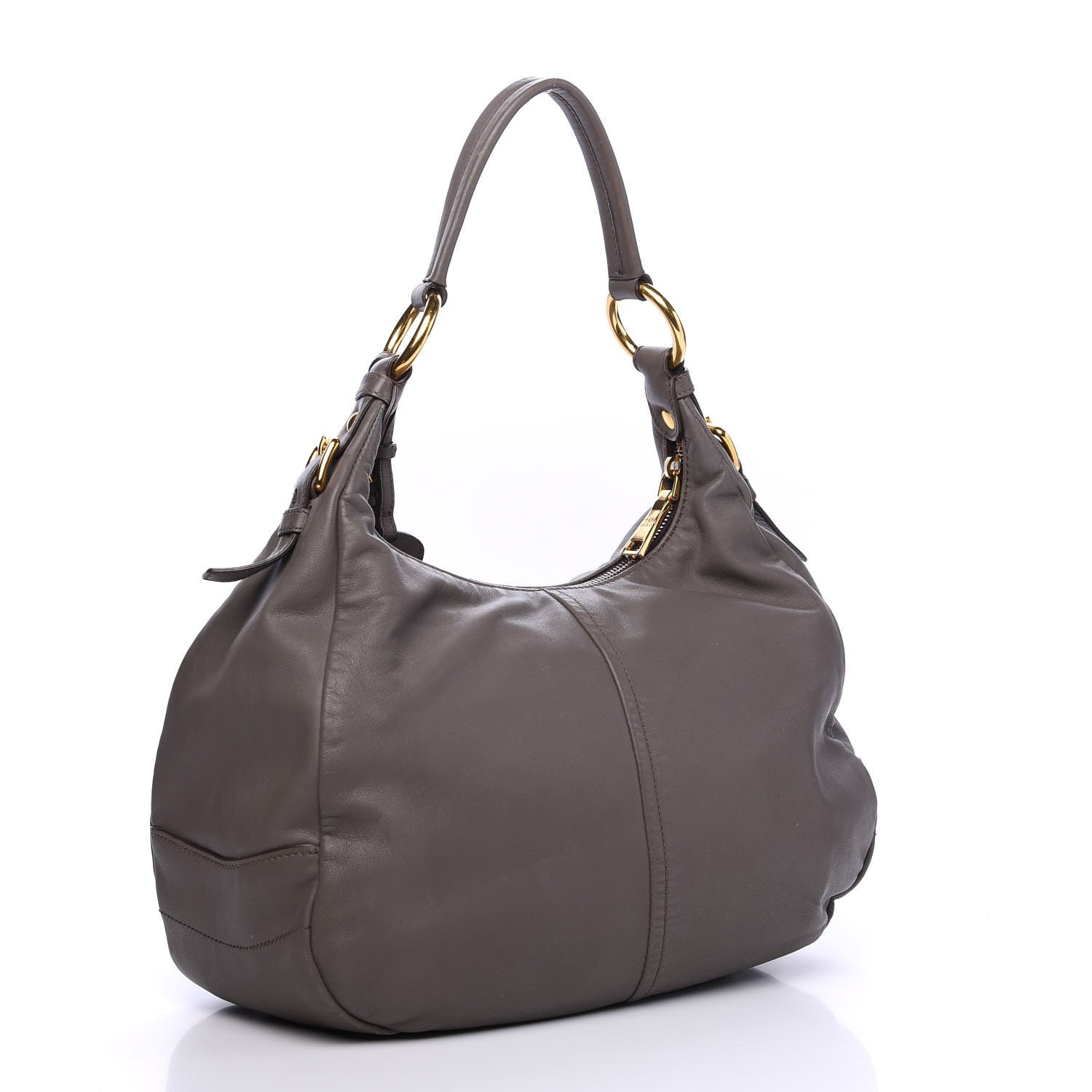 Prada Soft Calf Hobo Bambu 2 of 12