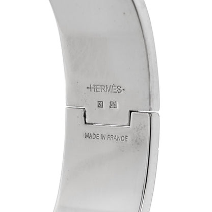 Hermes Enamel Wide Clic Clac H Bracelet GM Black 4 of 4