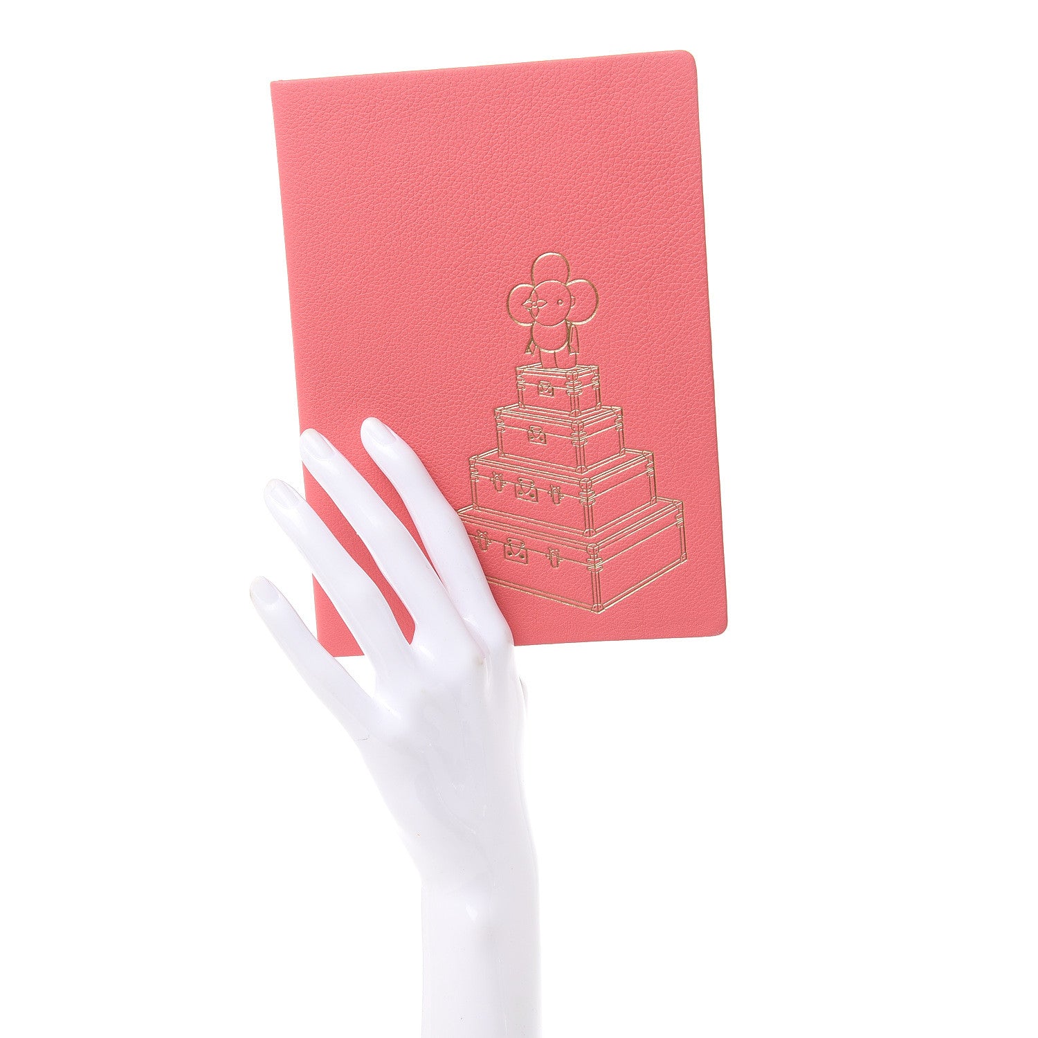 Louis Vuitton Taurillon Vivienne Notebook Corail 2 of 9