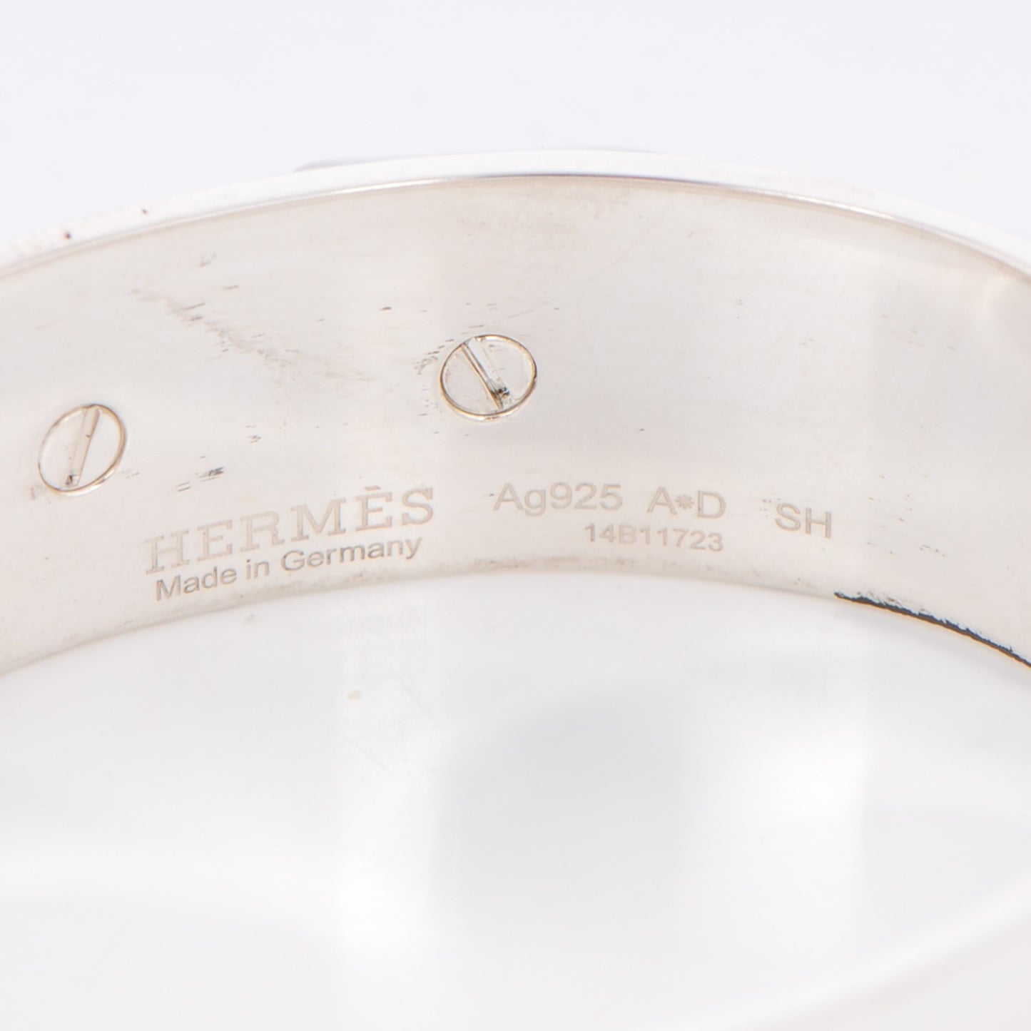 Sterling Silver MM Collier De Chien Bracelet SH