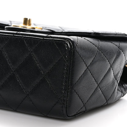 Chanel Goatskin Quilted Mini Square Flap Black 10 of 10