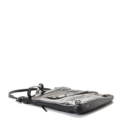 Balenciaga Agneau Classic Hardware Flat Crossbody Black 4 of 6