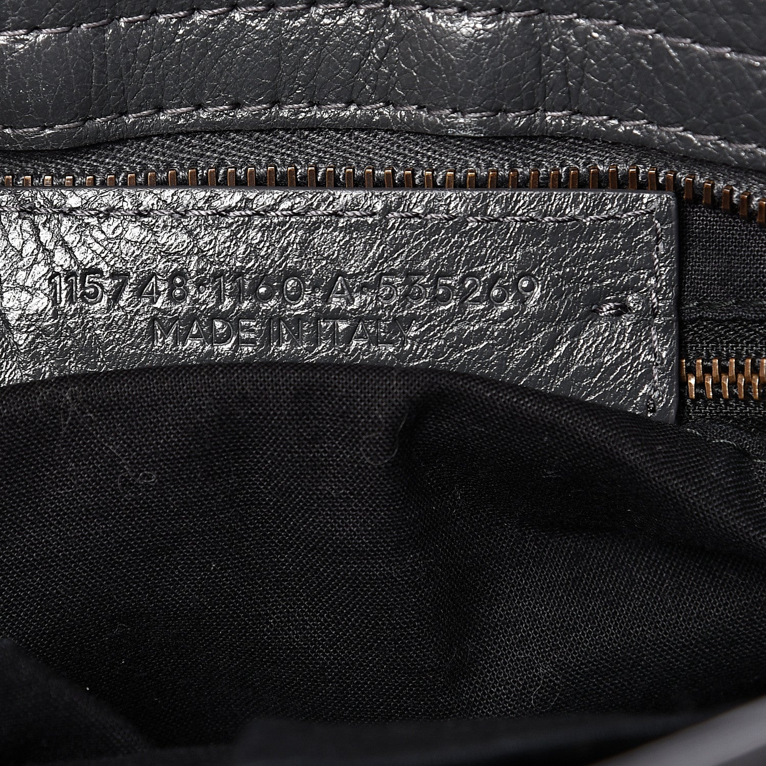 Balenciaga Agneau Classic Hardware City Gris Fossile 6 of 12