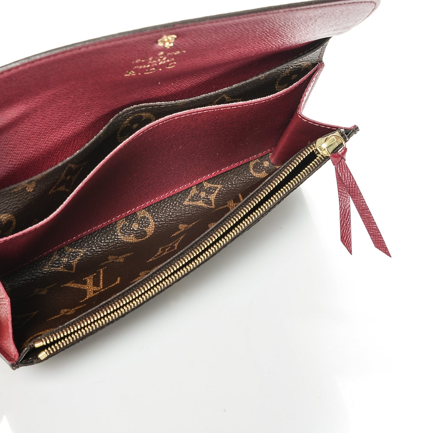 Monogram Emilie Wallet Fuchsia