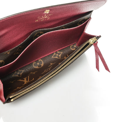 Louis Vuitton Monogram Emilie Wallet Fuchsia 5 of 6