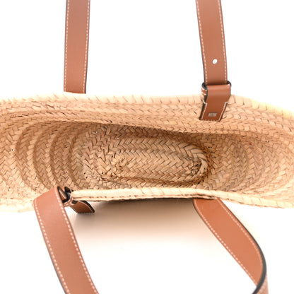 Loewe Raffia Basket Tote Bag Natural Tan 5 of 9