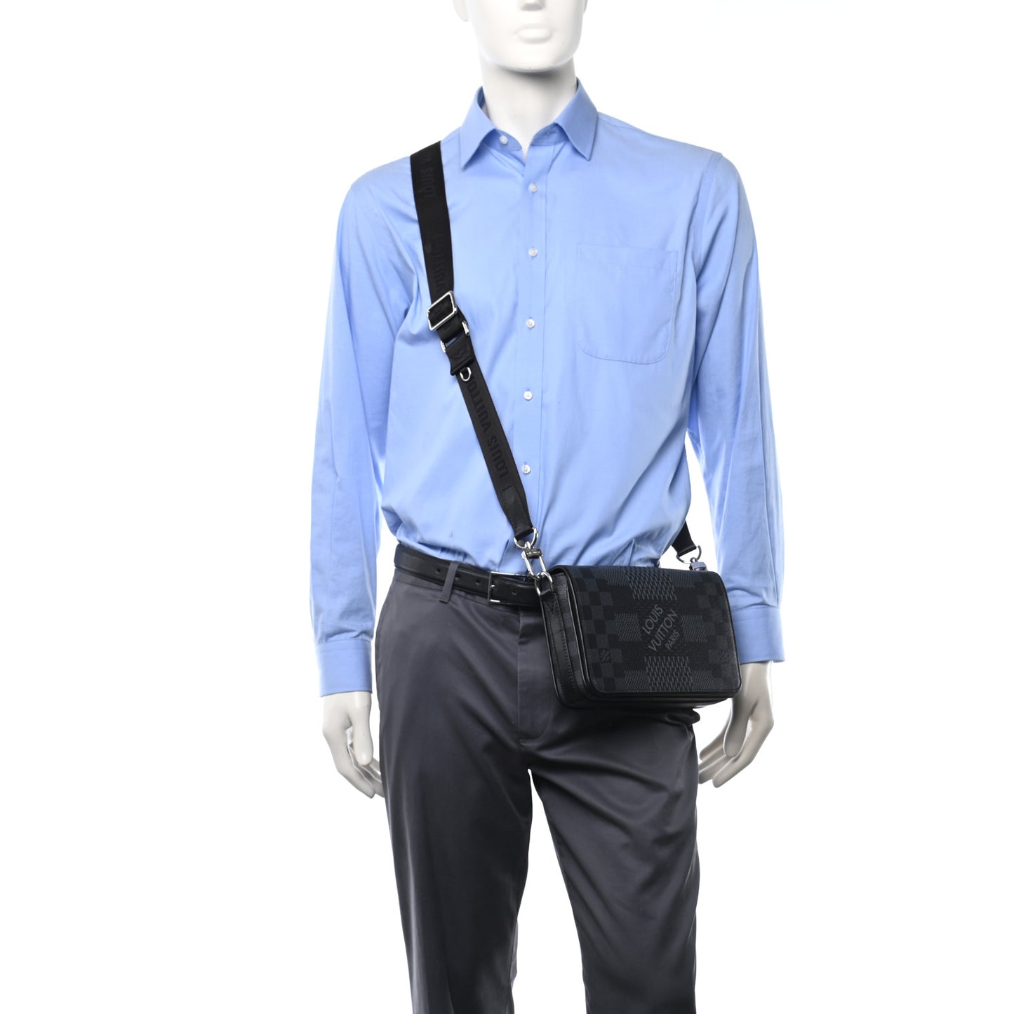 Damier Graphite 3D Studio Messenger