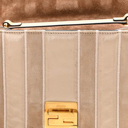 Fendi Agnello Old Shine Chamois F is Fendi Embossed Kan U Shoulder Bag Amido Nude 11 of 11