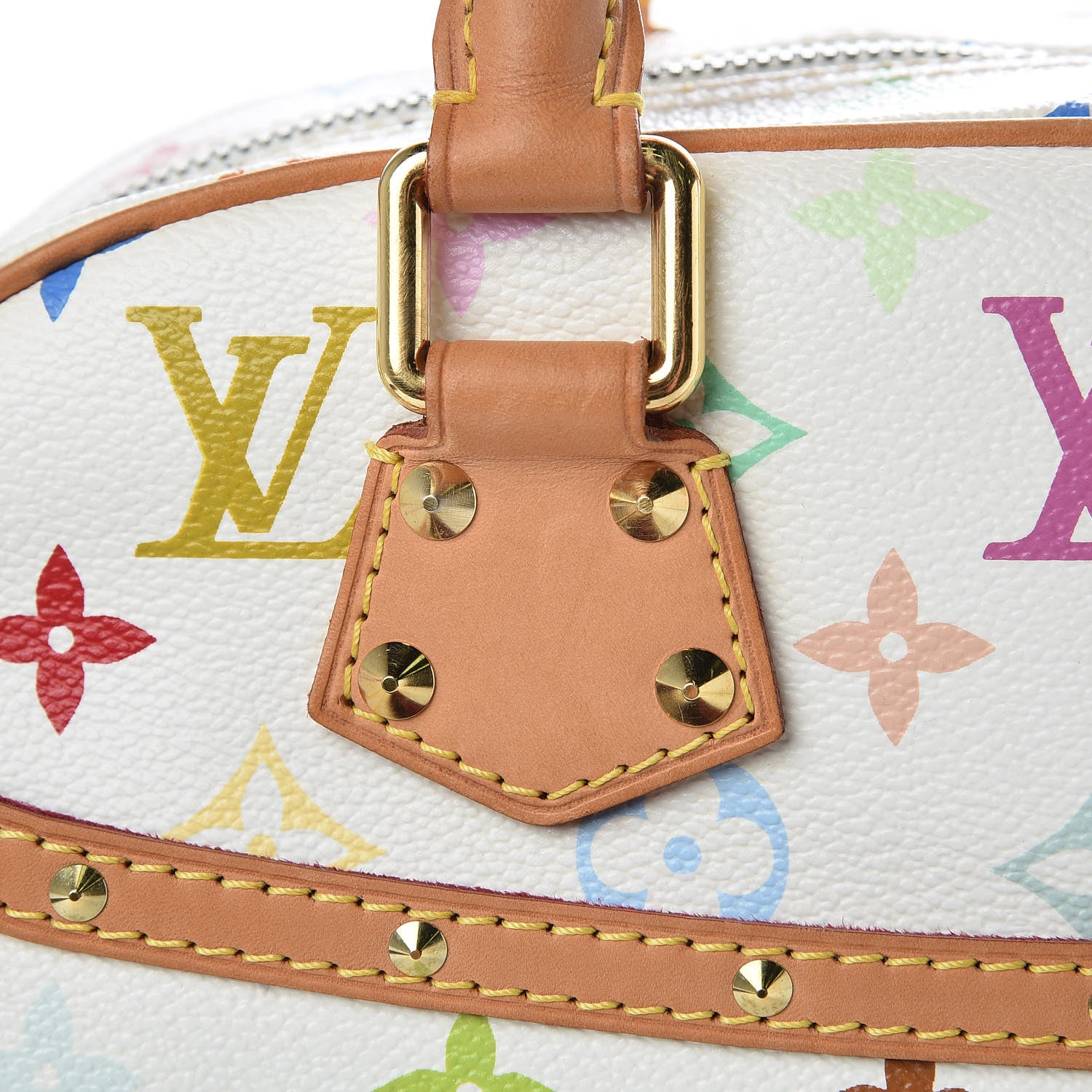 Louis Vuitton Monogram Multicolor Trouville White 9 of 14