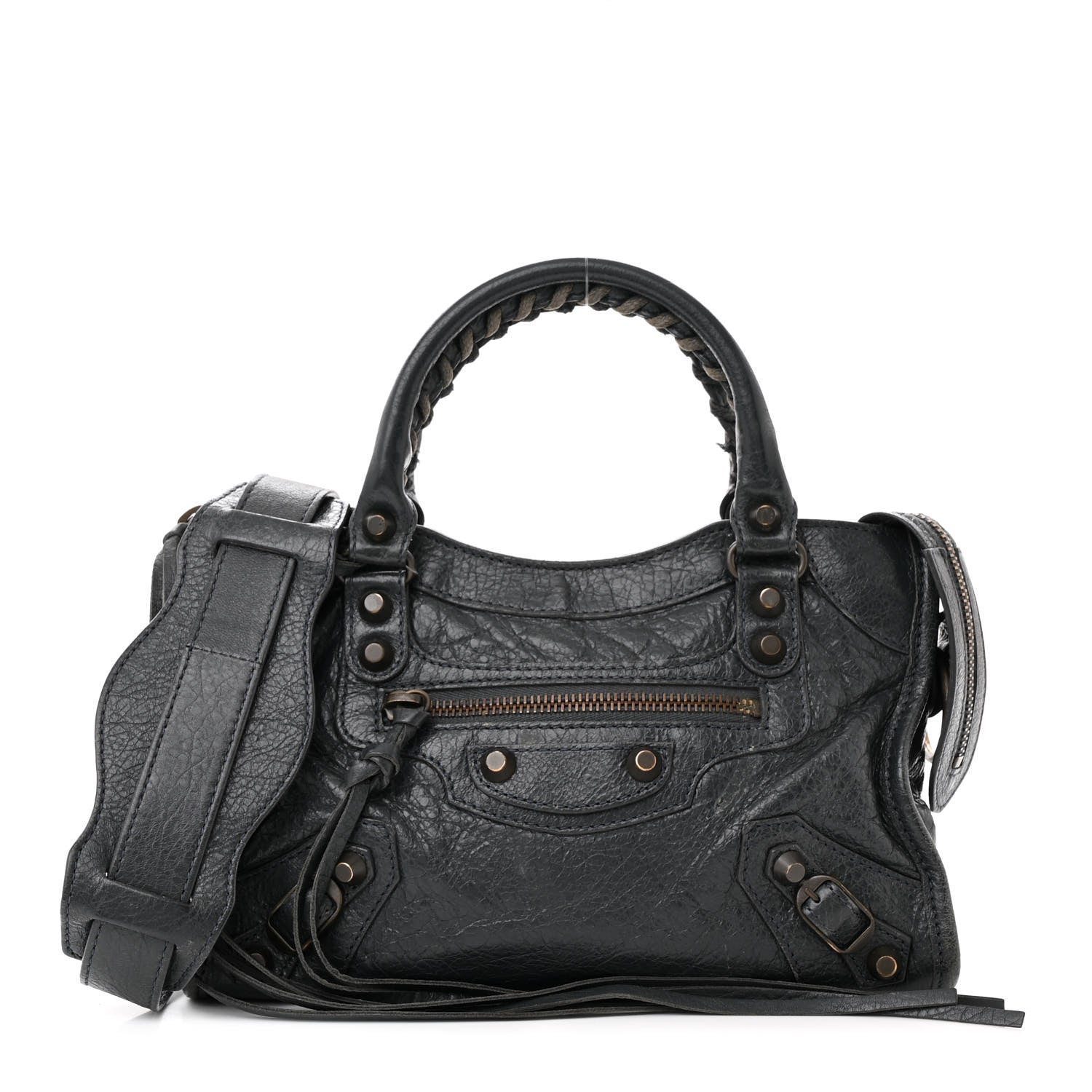Balenciaga Agneau Classic Hardware Mini City Anthracite 1 of 15