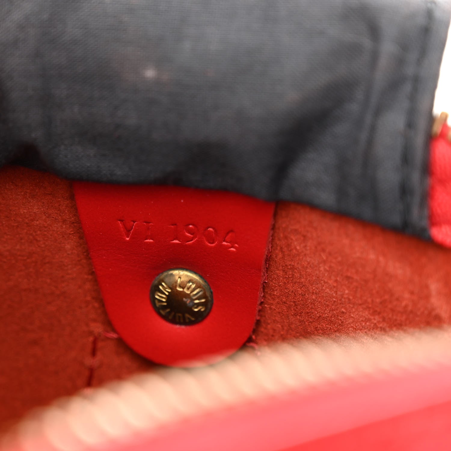 Louis Vuitton Epi Speedy 25 Castillan Red 6 of 14