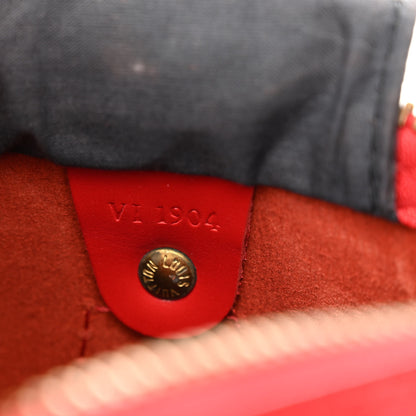 Louis Vuitton Epi Speedy 25 Castillan Red 6 of 14