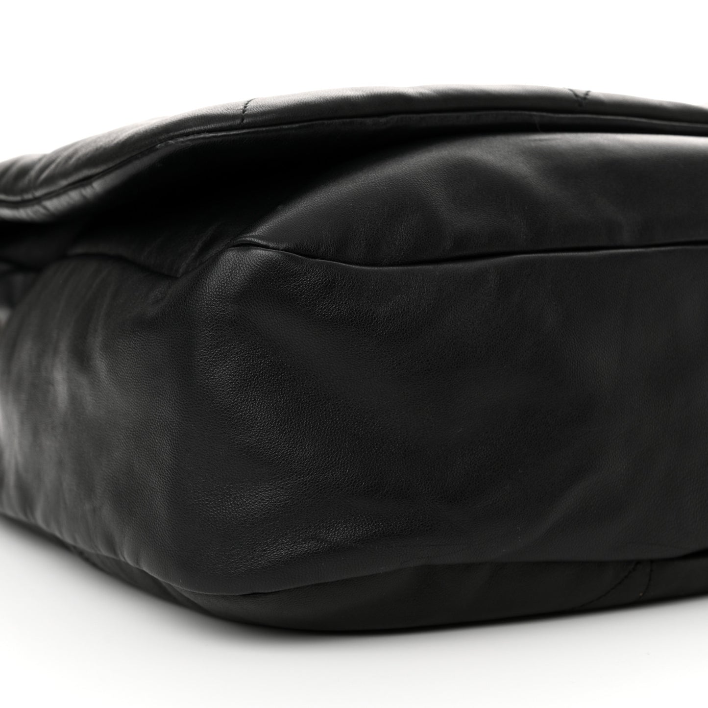 Lambskin Matelasse Monogram Large Jamie 4.3 Black