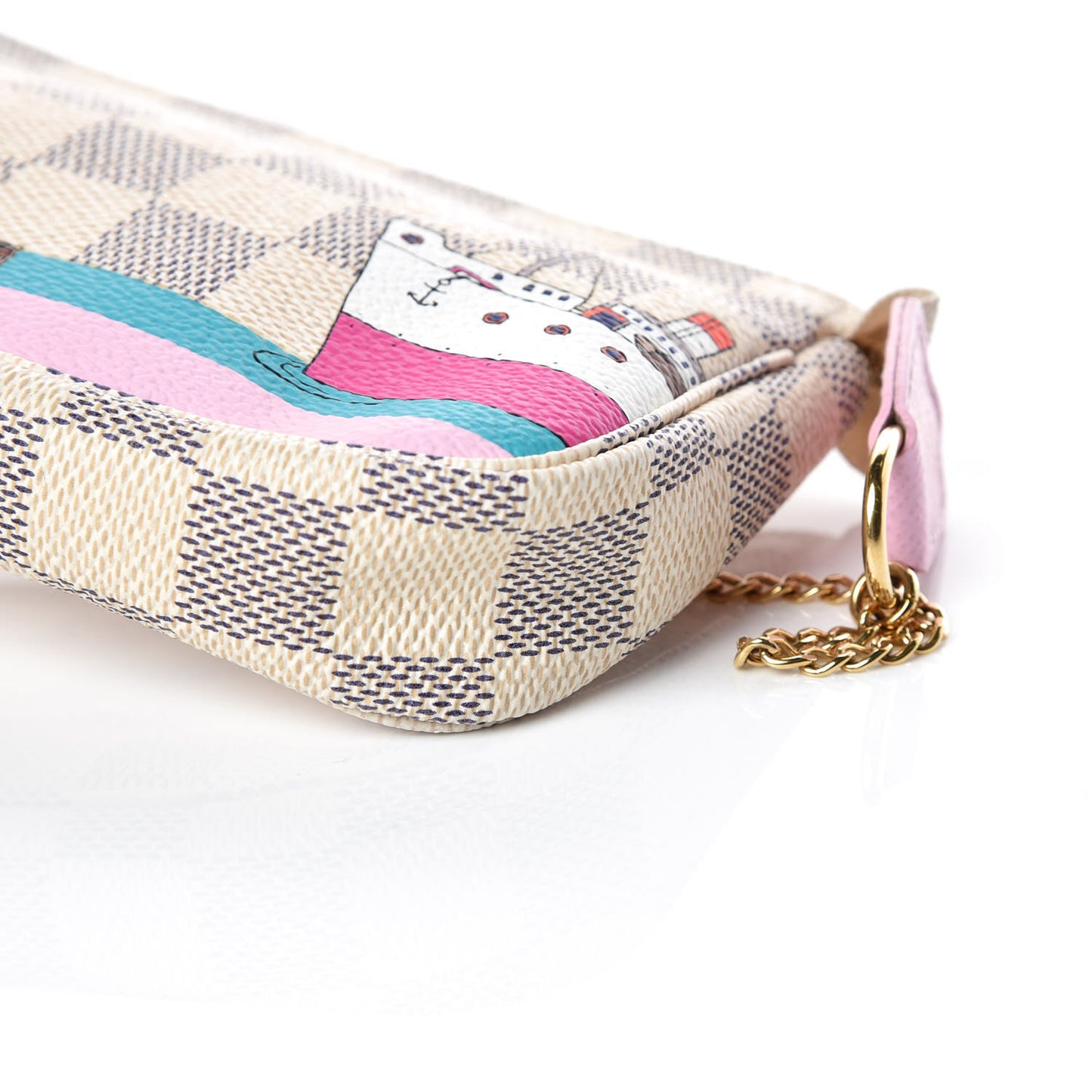 Damier Azur 2016 Christmas Animation Mini Pochette Accessories