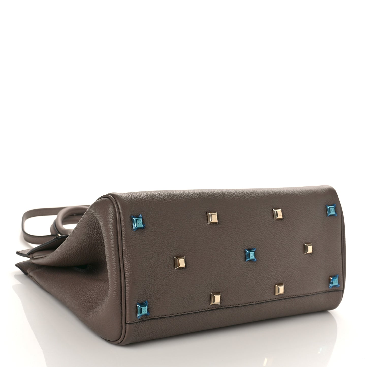Calfskin Large Studio Bag Caraway Seed