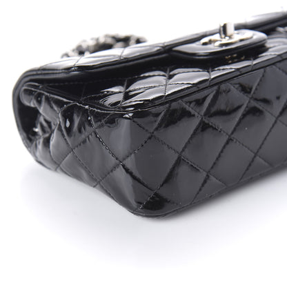 Chanel Patent Calfskin Quilted Mini Rectangular Flap Black 6 of 10