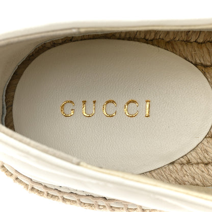 Gucci Nappa Matelasse GG Marmont Espadrilles 40.5 Great White 7 of 14