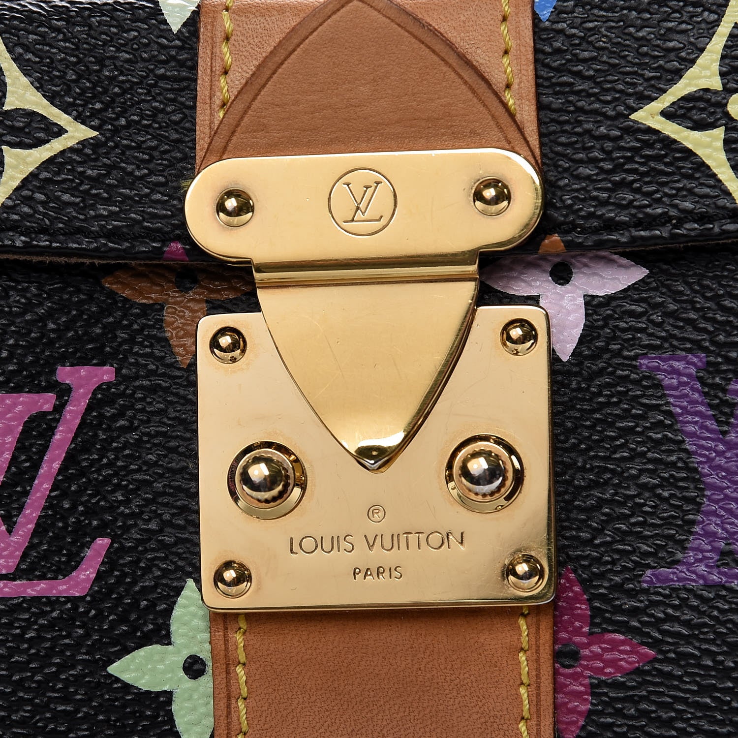 Louis Vuitton Monogram Multicolor Speedy 30 Black 8 of 20